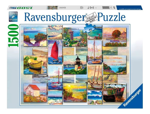 Rompecabezas Collage Costero 1500 Pzas. Ravensburger 16820