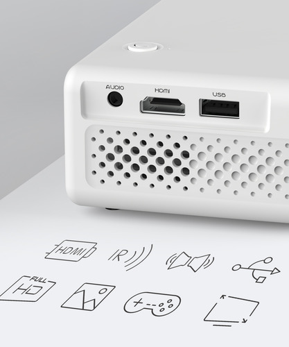 Proyector De Vídeo Portátil Vivibright L01 De 1080p Para Cin