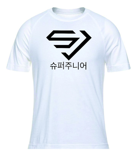 Camisetas Grupo Musical Super Junior Logo Kpop