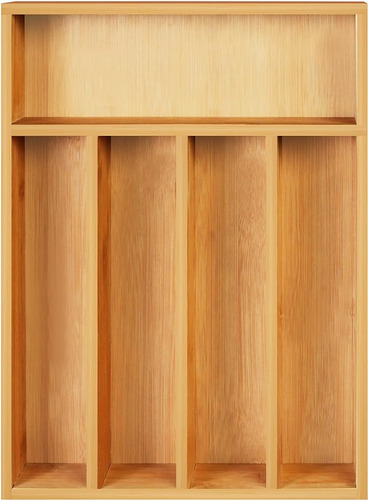 Utopia Kitchen Organizador Cubiertos Bambu 5 Compartimentos