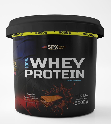 Suplemento en polvo SPX Nutrition Max  Spx 100% Whey Protein whey protein sabor chocolate en pote de 5000g