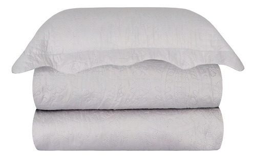 Colcha Sultan Realce Premium Dupla Face Casal Serve Cama Box