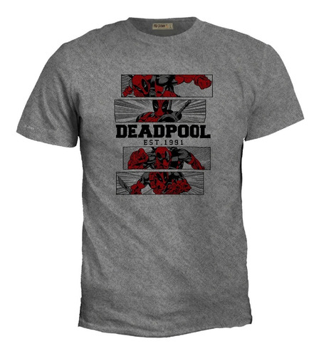 Camiseta 2xl - 3xl Deadpool Dead Pool Comic Superheroe Zxb