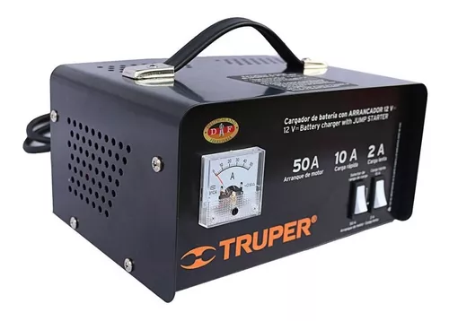 CARGADOR DE BATERIAS CON ARRANCADOR DE 12V TRUPER CARBA-50