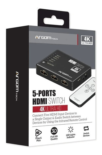 Argom Splitter Arg-av-5110 2salida Hdmi 4k Ultra Hd(sumcomcr