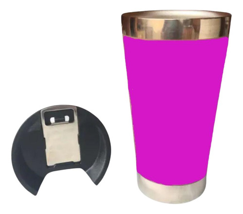 Copo Térmico Booglee 473ml Pink - Conserva Quente E Gelado