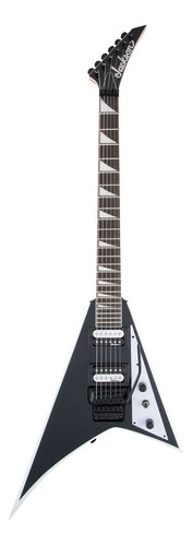 Guitarra eléctrica Jackson JS Series Rhoads JS32 de álamo black with white bevels brillante con diapasón de amaranto