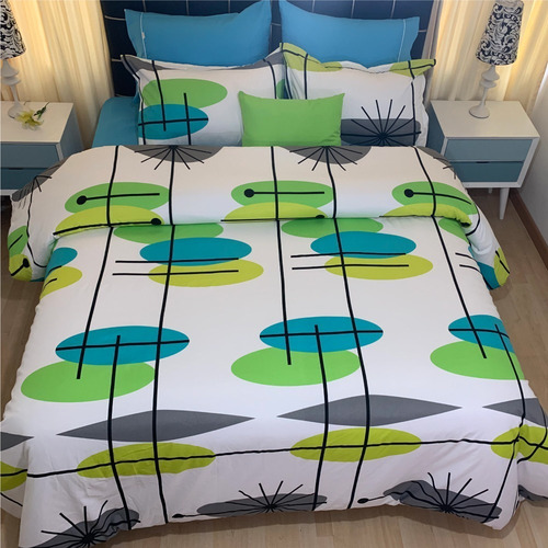 Funda Duvet Queen Estampado Ovalos