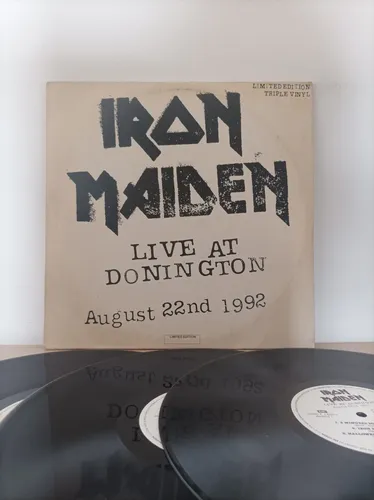 Lp Vinil Iron Maiden Live At Donington Triplo | MercadoLivre