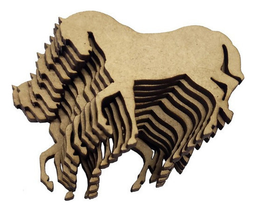 15 Caballos Madera 10cm Dulceros Centros Mesa Caballo Oeste