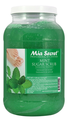 Mint Sugar Scrubs Para Pedicura 1 Galon Mia Secret