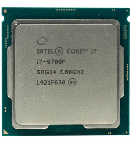 Procesador gamer Intel Core i7-9700F BX80684I79700F  de 8 núcleos y  4.7GHz de frecuencia