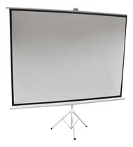 Comprar Pantalla Proyector 100  Manual Retractil Con Pedestal Piso