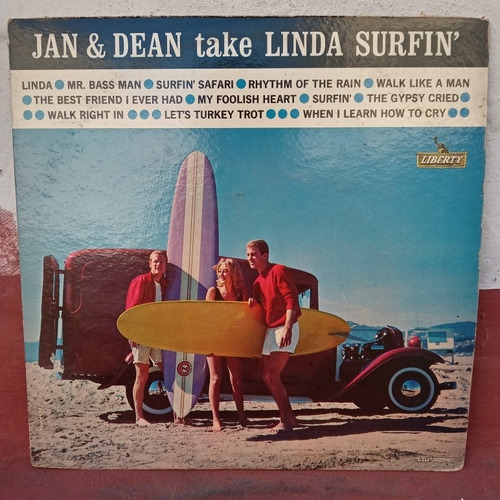 Jan & Dean - Take Linda Surfin - Vinilo Importado Usa