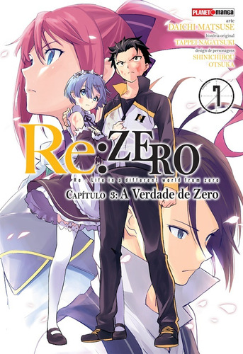 Re: Zero Capitulo 3 - 07, de Nagatsuki, Tappei. Editora Panini Brasil LTDA, capa mole em português, 2021