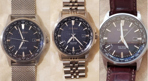 Citizen World Time Bx1000-06l Full Set + Brazaletes