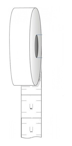 Etiqueta Adhesiva Sato 216 Amarilla  Etiquetadora Pb-2 180