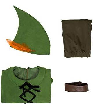 Disfraz De Peter Pan, Disfraz De Halloween Para Mujer Adulta