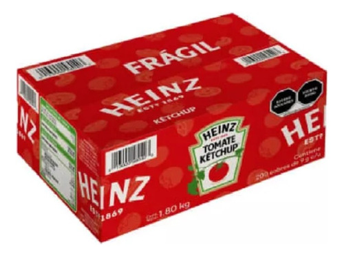 Salsa Catsup Heinz 200 Pzas De 9g