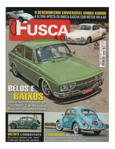 Fusca & Cia Nº101 Vw Tl Karmann Ghia Miura Kabrio Sedan 1967