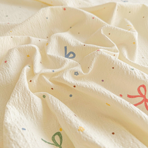 Juego De Sábanas A Doble Capa Estilo Crema 120*230cm