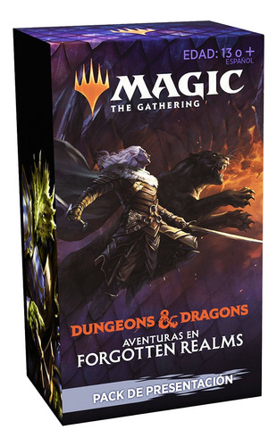 Magic D&d Av. En Forgotten Realms Pack De Presentación - Esp