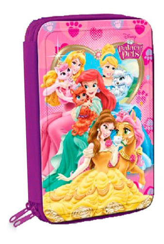 Princesas Cartuchera De 2 Pisos Multiscope Disney