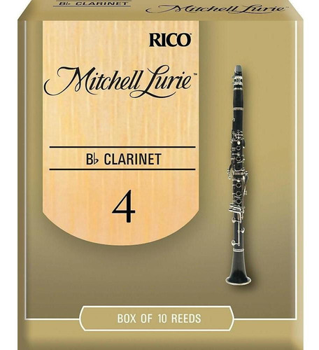 Caja 10 Cañas Rico Rml10bcl400 Clarinete Bb M.lurie Medida 4