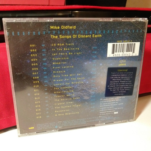 Imagen 4 de 4 de Mike Oldfield The Songs Of Distant Earth, Vangelis Lea