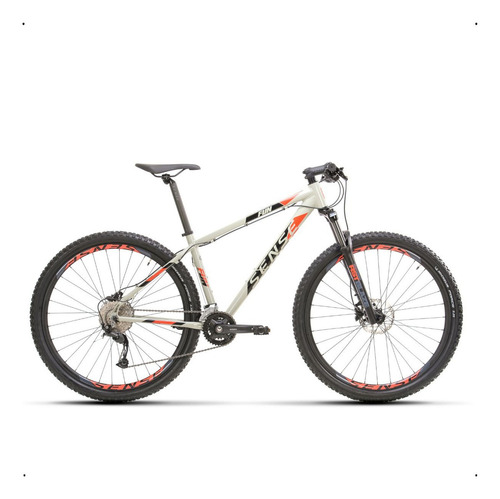 Mountain bike Sense Fun Evo 2023 aro 29 XL 18v freios de disco hidráulico câmbios Shimano Altus M2020 y Shimano Alivio M3100 Shadow cor cinza
