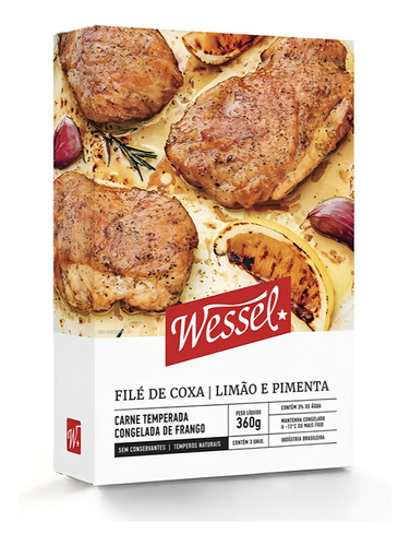 Filé Coxa de Frango com Limão Congelado Wessel 360g