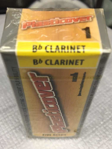 Palheta Plásticover Clarinete Bb N° 1 C/ 5 Unidades
