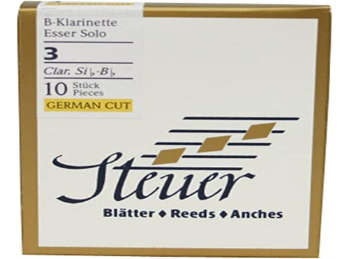 Steuer Reeds Bb-clarinet Solo White Line Corte Aleman 10 3.5