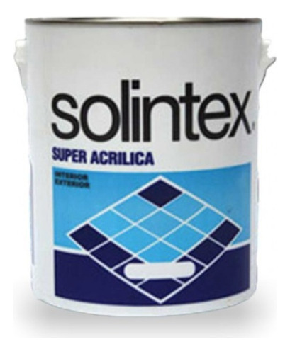 Pintura Solintex Super Acrílica 30 Blanco Antiguo 1gal
