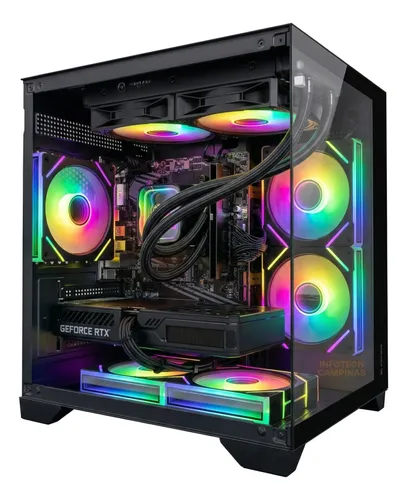 Pc Gamer Full Black Ryzen 7 5700x Rtx5060 32gb Ssd 1tb Win11