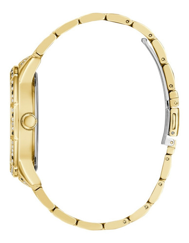 Imagen 2 de 8 de Reloj Para Mujer Marca Guess Color Dorado Cascade
