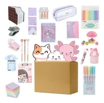 Comprar Caja Sorpresa De Papeleria Kawaii 15 Productos Kawaii