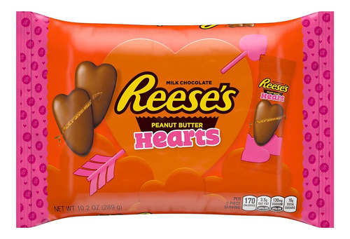 Reese's Caramelo De Corazones De Mantequilla De Maní Y Choco