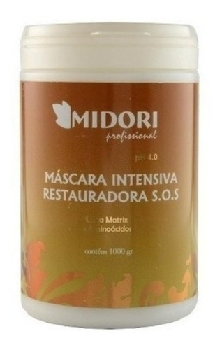 Máscara Intensiva Restauradora S.o.s 1kg  - Midori