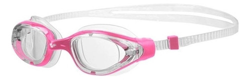 Antiparras Natacion Arena Vulcan-x Training Competicion Cke Color Fucsia - Lente Transparente