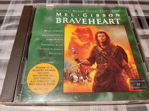 Braveheart - Mel Gibson - Cd Banda Sonora  Original