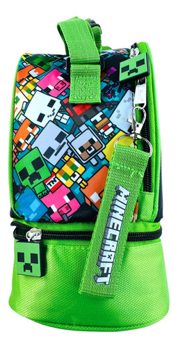 Lonchera Termica Minecraft Original Pelicula Creeper 2