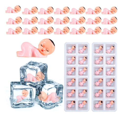Deekin Mi Agua Baby Shower Game Con 100 Pequeños Bebés De Pl