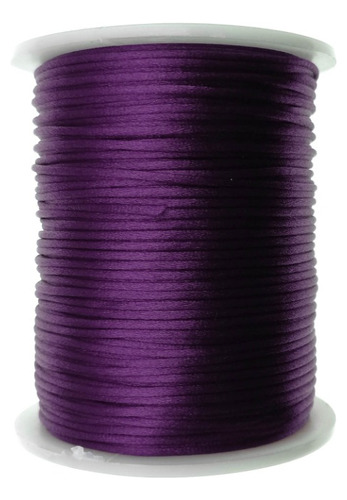 Cola De Raton 48mts Aprox - 1.5mm - Hilo Cordon - Morado