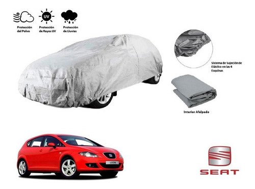 Cubierta Funda Cubreauto Afelpada Seat Leon 2008