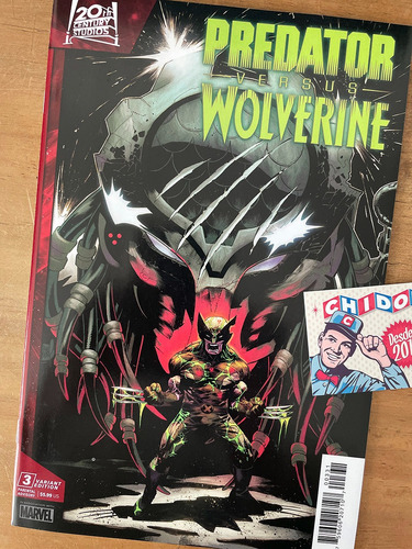 Comic - Predator Vs Wolverine #1 Andy Kubert