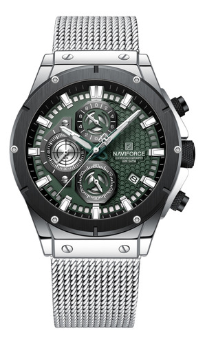 Reloj Naviforce Original 100% Ref Nf8027s Acero Inoxidable 