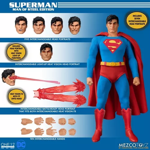 Boneco Superman Mezco Toys Action Figure Man Of Steel Dc
