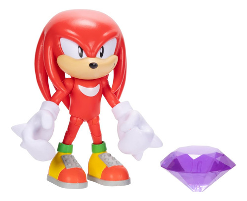 Sonic The Hedgehog Figura De Acción Knuckles De 4 Pulgadas C