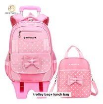 Comprar Maleta Escolar Con Ruedas Triples Sube Escalera Con Lonchera